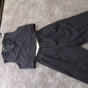 Boys two piece pinstripe set.